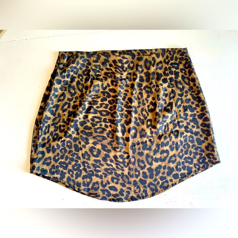 Leopard Print SHEIN Mini Skirt